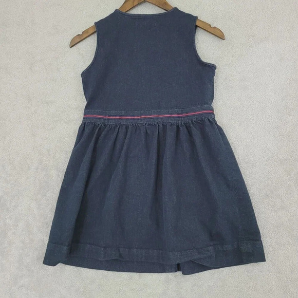 Brooks Brothers Fleece Denim Button-Front Dress Size 12 Kids 100% Cotton 20CT - Picture 2 of 7